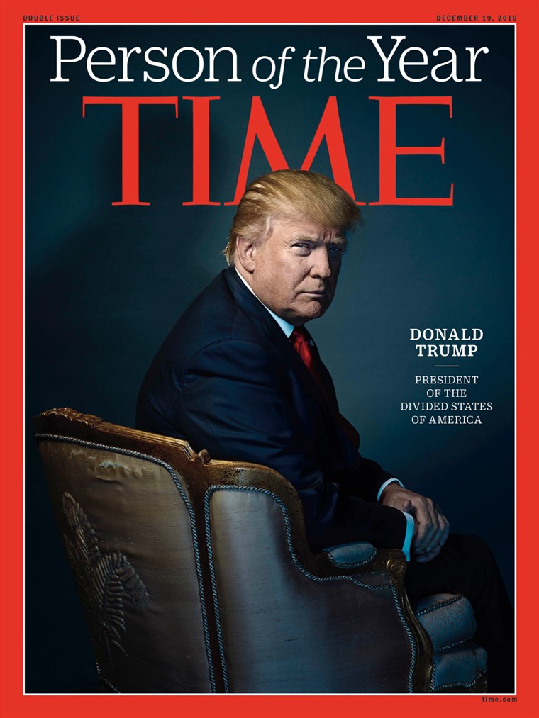 会長エレクト Donald Trump is TIME's Person of the Year for 2016