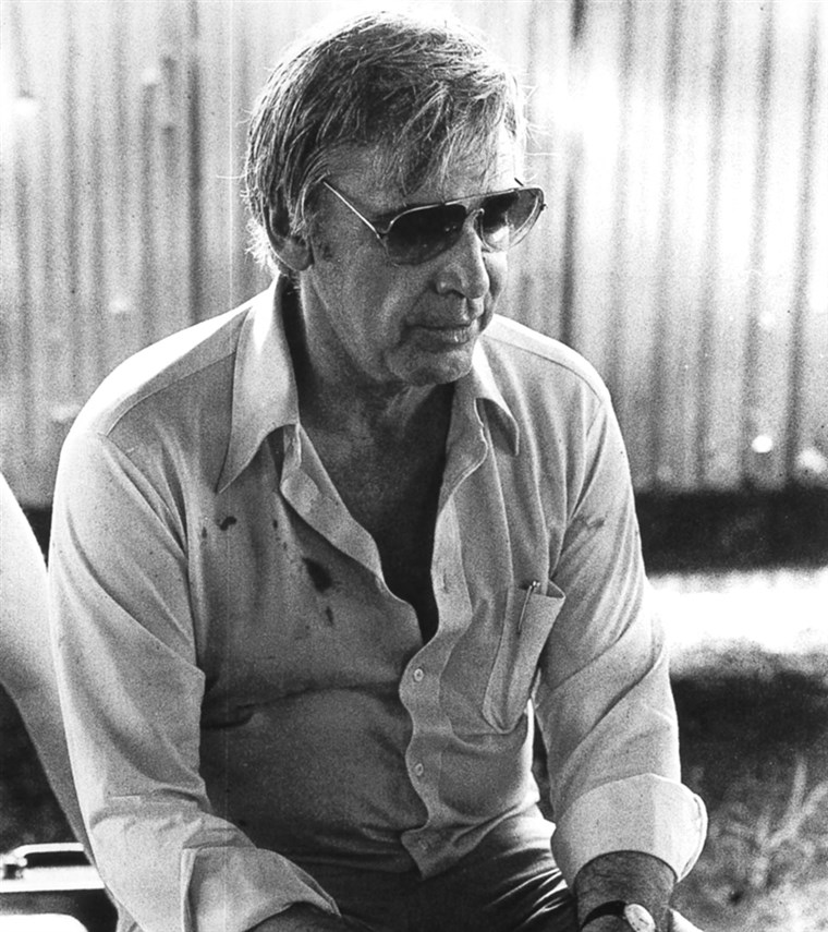 Rappresentante. Leo Ryan of California, photographed after visiting Jonestown. A short time later, Jim Jones loyalists gunned him down in an ambush as he and his delegation were preparing to return to the U.S. 