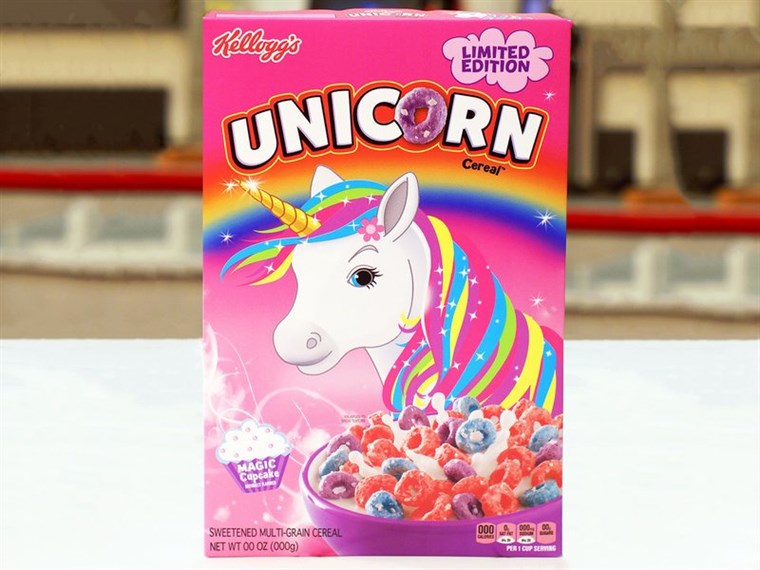 켈로그's new Unicorn Cereal