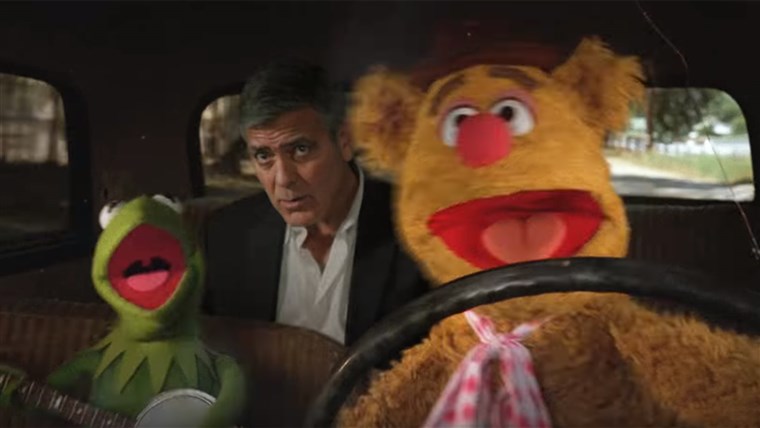 Il Muppets take George Clooney for a ride along in new Nespresso ad.