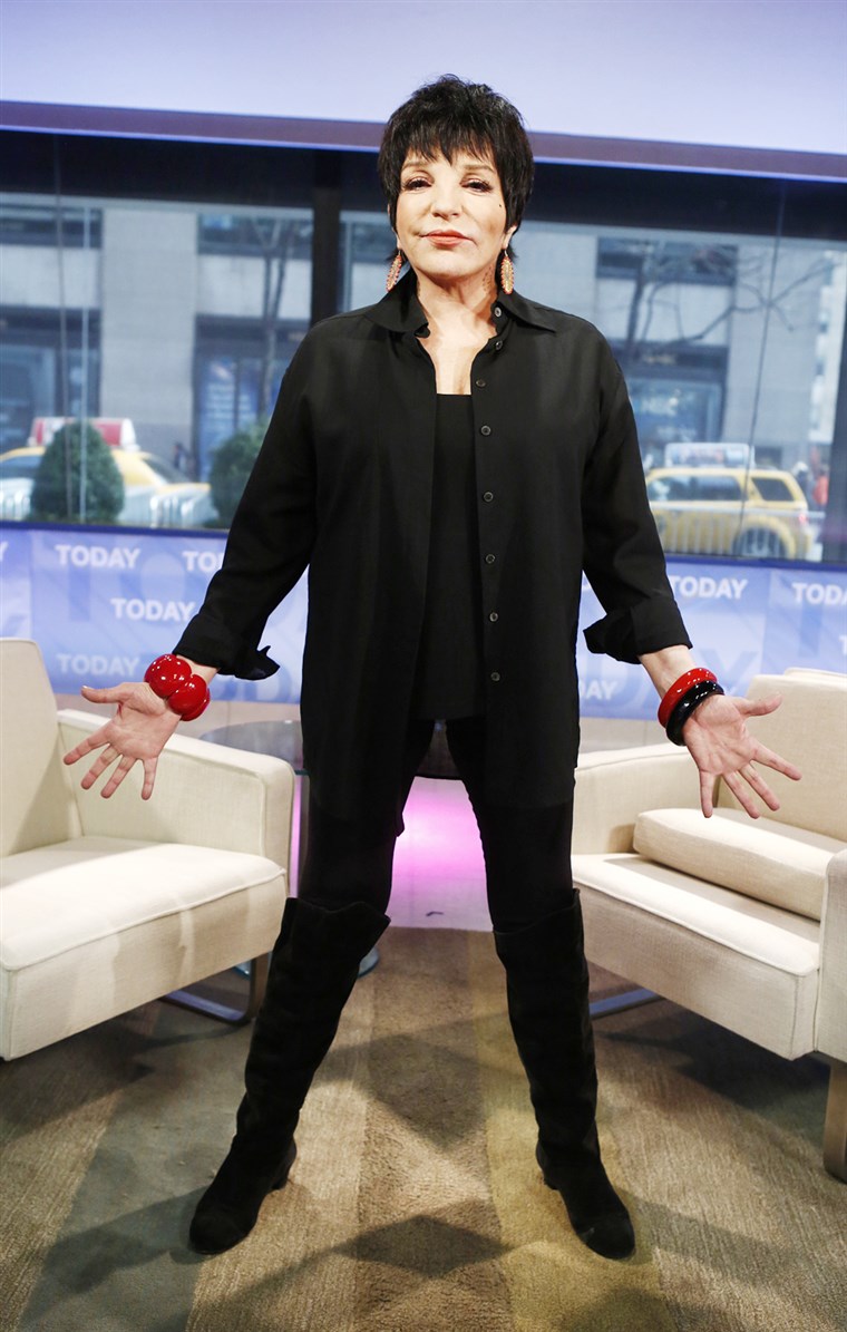 OGGI -- Pictured: Liza Minnelli appears on NBC News' 