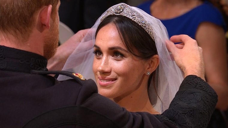 Meghan Markle's tiara on her wedding day