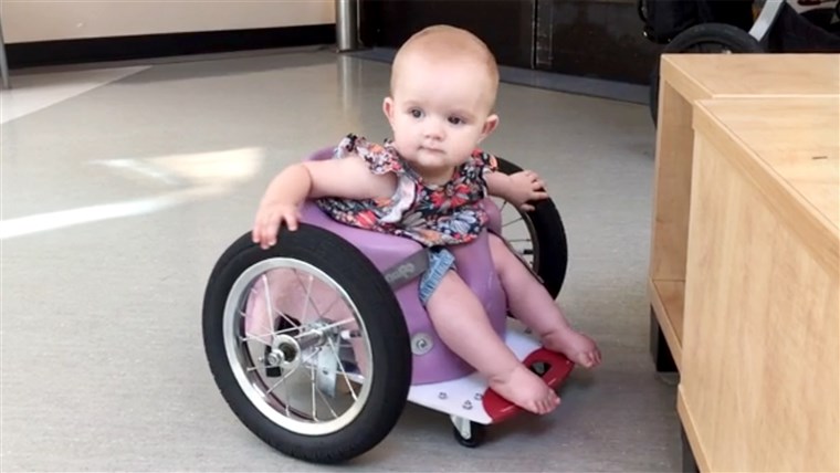 genitori Use Pinterest To Craft Toddler A DIY Wheelchair