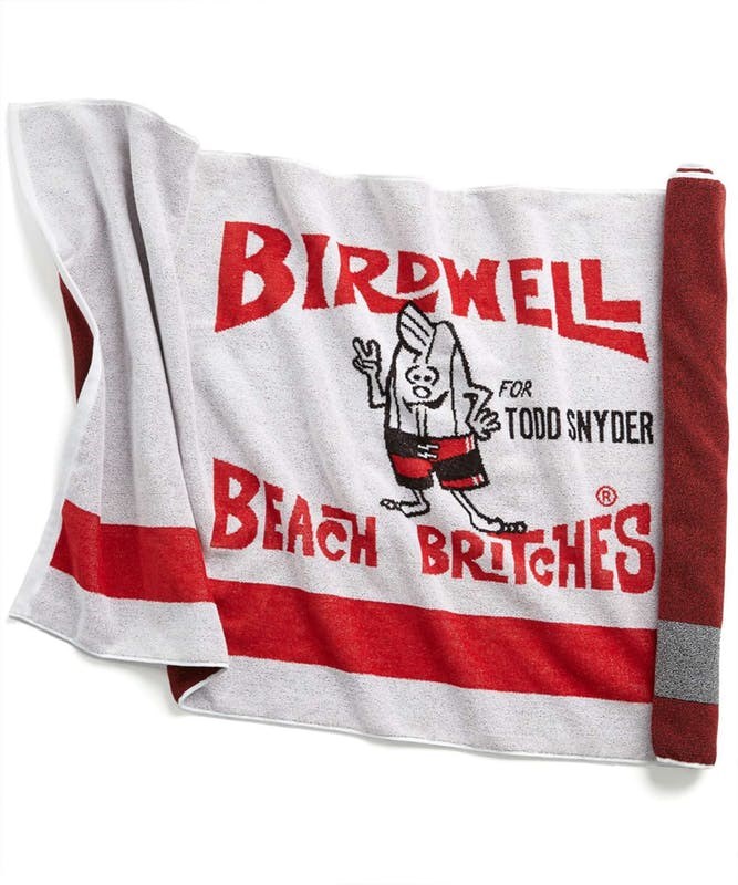 버드 웰 Beach Britches by Todd Snyder beach towel