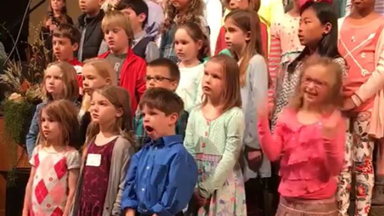Loren Patterson, 6, makes a debut at her church, singing, dancing, and inspiring millions in what became a viral video.