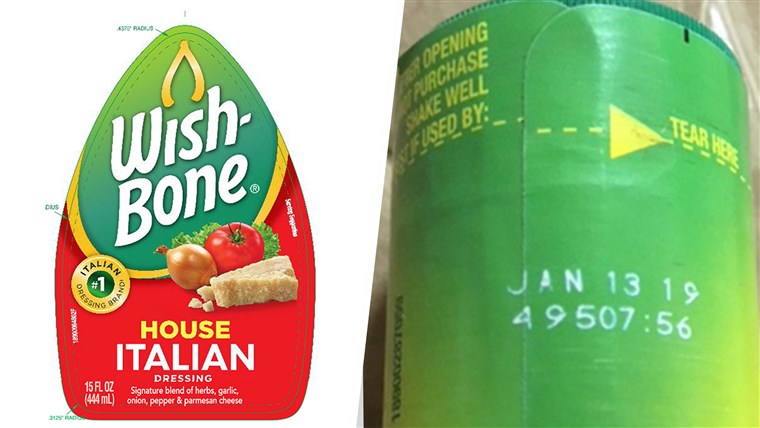 Ingin Bone Salad Dressing Issues Allergy Alert On Undeclared Milk and Egg in 15 oz. Wish-Bone House Italian Salad Dressing