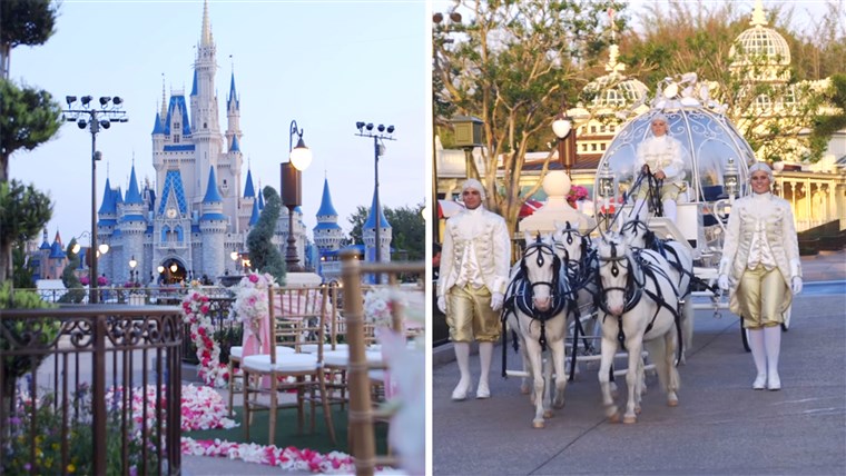 디즈니 Wishes Wedding: Magic Kingdom's East Plaza Garden